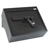 Biometric Fingerprint Drawer Personal Gun Safe, Black - Super Arbor