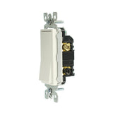 Decora 15 Amp 3-Way Illuminated Switch, White - Super Arbor