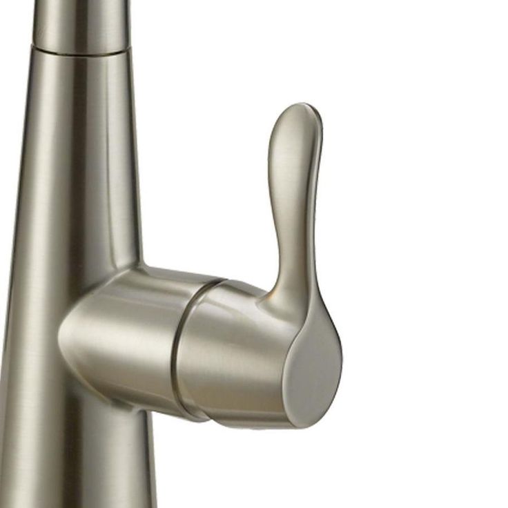 EZ-FLO Tuscany Brushed Nickel 1-Handle Deck-Mount Pull-Down Handle Kitchen Faucet (Deck Plate Included)