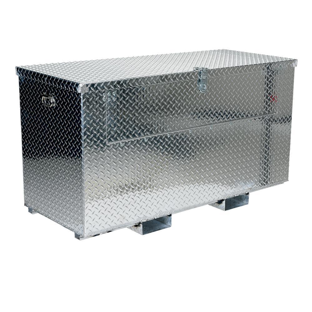 30 in. x 60 in. Aluminum Portable Fold Down Tool Box with Fork Pockets - Super Arbor