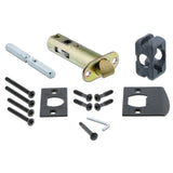 Studio Plate 2-3/8 in. Backset Oil-Rubbed Bronze Privacy Bed/Bath New York Door Knob - Super Arbor