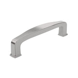 Richelieu 3-7/9-in (96mm) Center to Center Brushed Nickel Arch Handle Drawer Pull