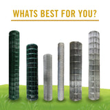 Nuvo Iron 50' x 4' Hot Dipped Galvanized Steel Welded Wire Fencing