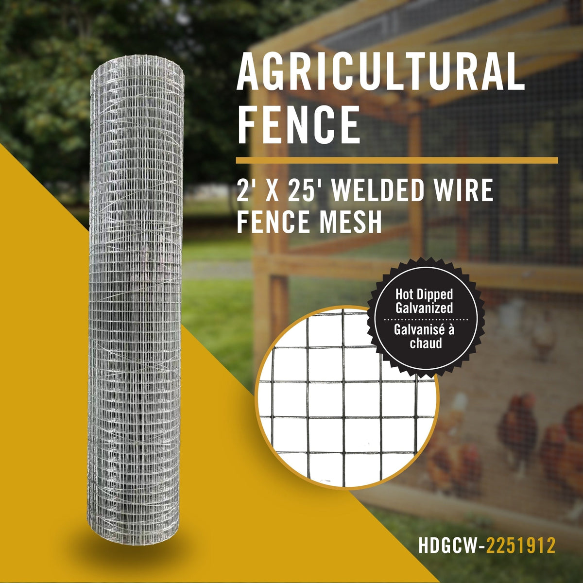 Nuvo Iron Galvanized Steel Welded Wire Rolled Fencing