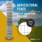 Nuvo Iron 50' x 4' Hot Dipped Galvanized Steel Welded Wire Fencing