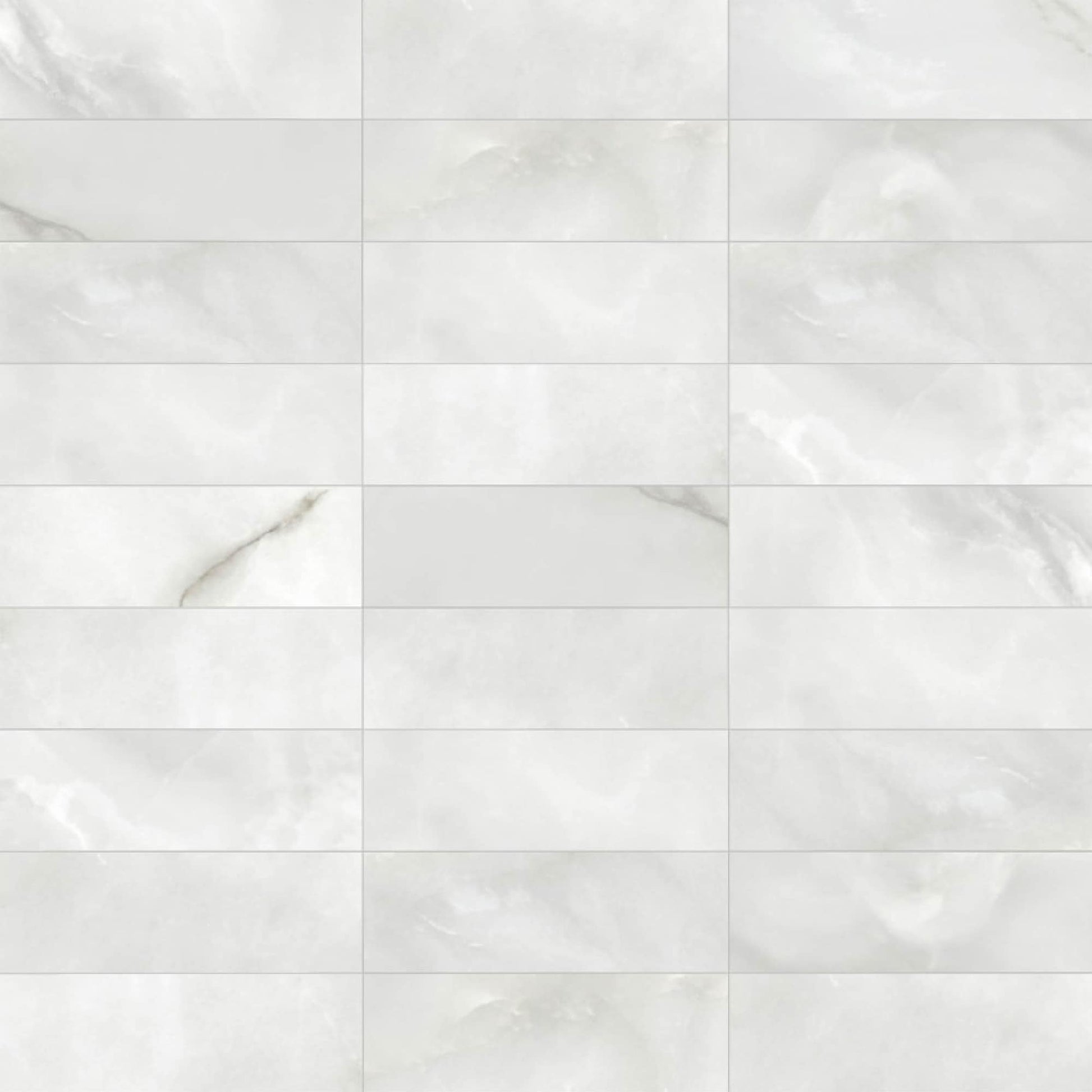 Satori La Marca Onyx Nuvolato 4-in x 12-in Honed Porcelain Marble look Floor and Wall Tile product image