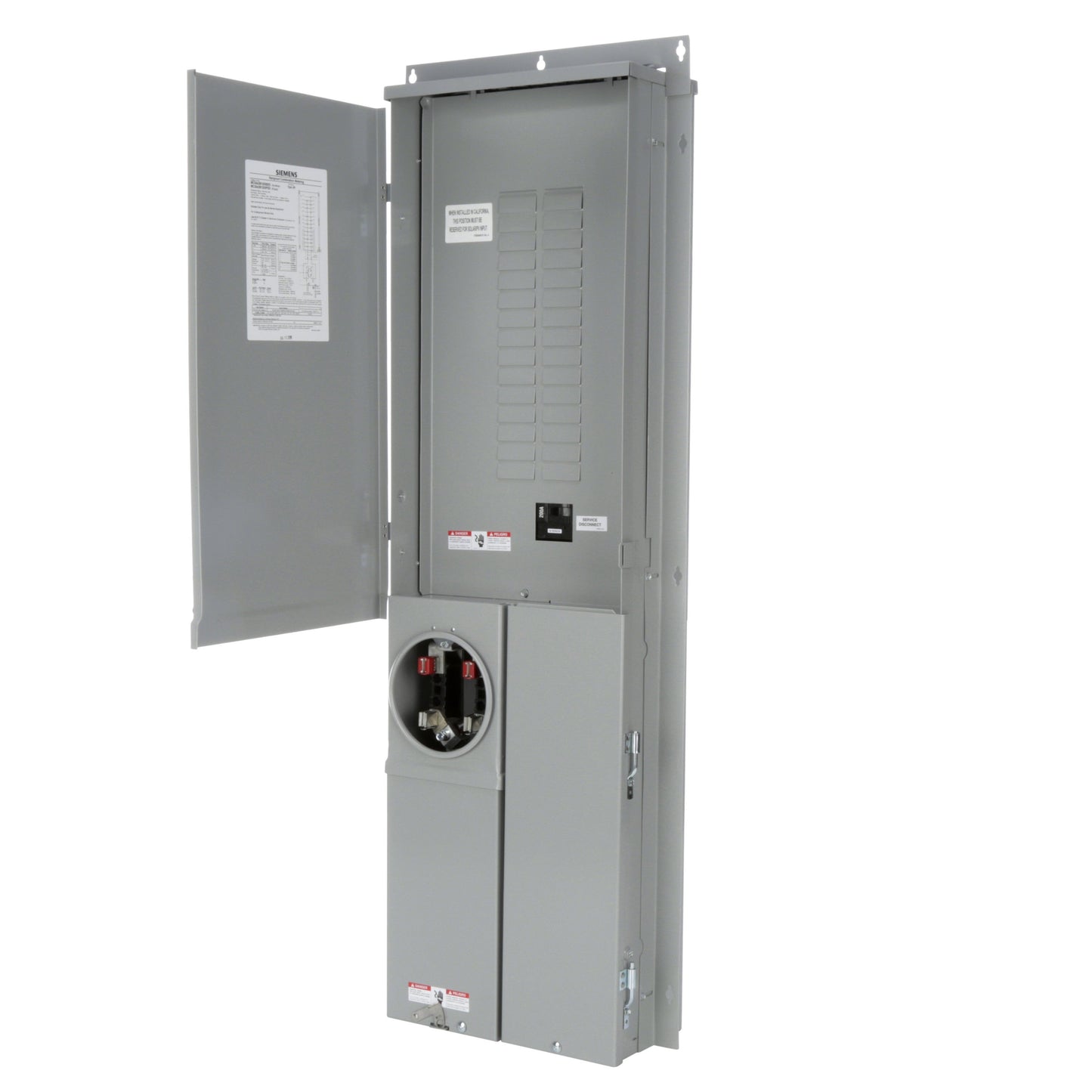 Siemens Siemens/Murray Brand 200-Amp 20-space load center - angle view