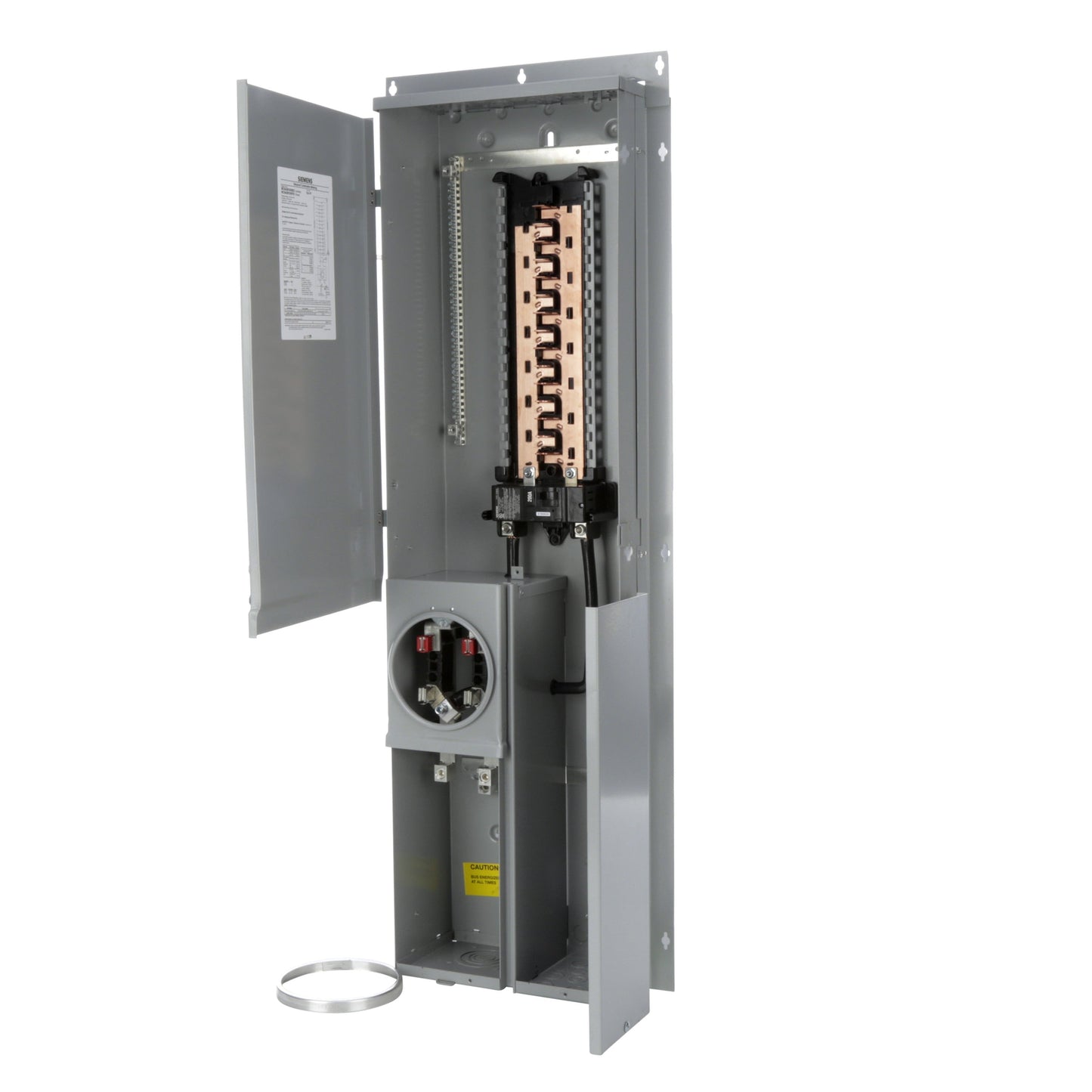 Siemens Siemens/Murray Brand 200-Amp 20-space load center - label view