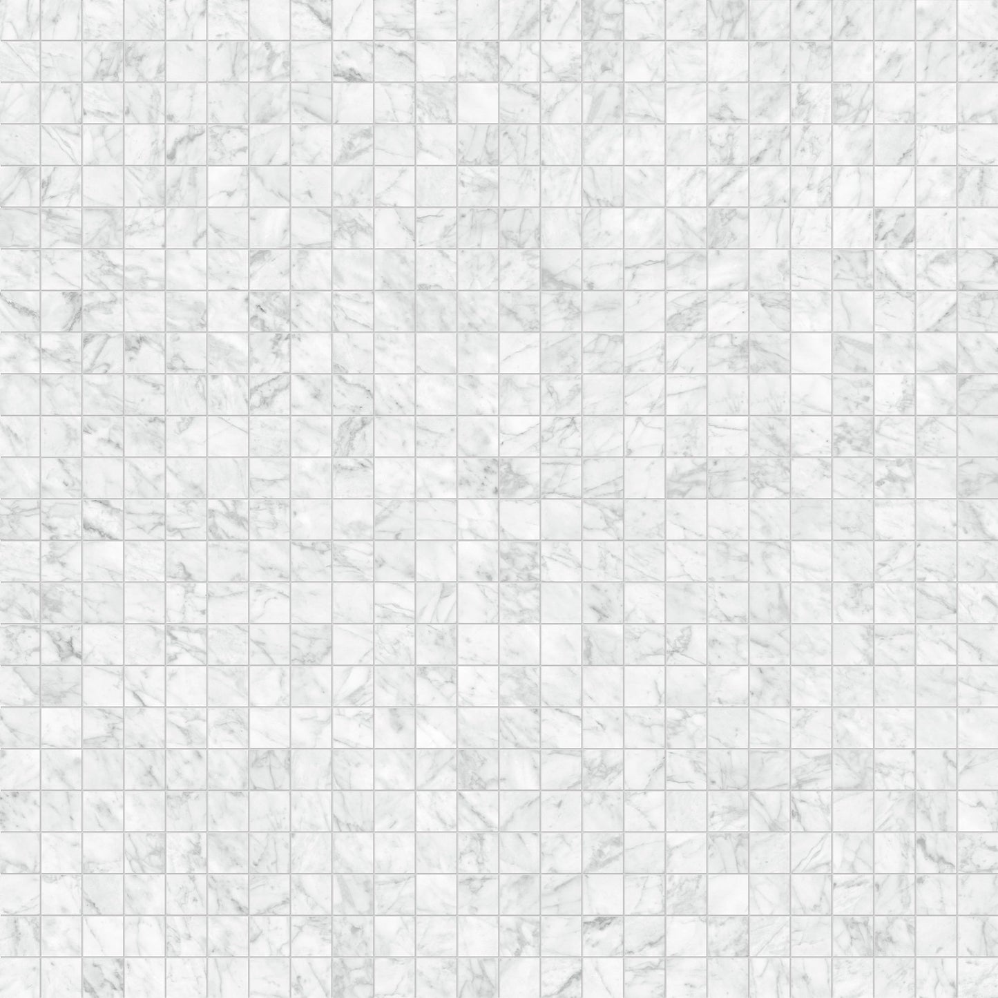 Satori La Marca Carrara Gioia 12-in x 12-in Honed Porcelain Marble look Mosaic Wall Tile product image