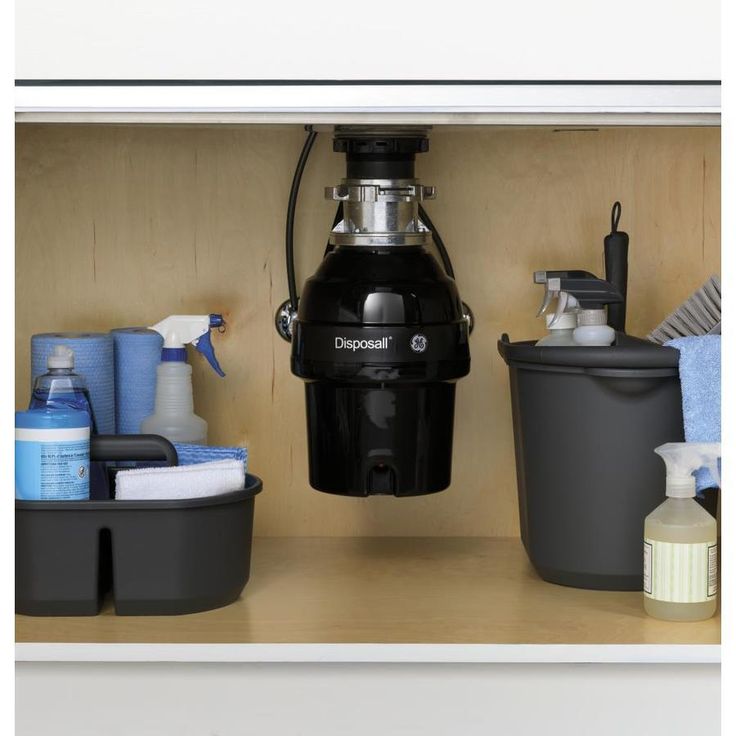GE 3/4-HP Batch Feed Noise Insulation Garbage Disposal