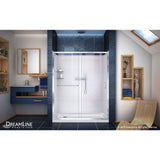 DreamLine Infinity-Z Chrome 3-Piece Alcove Shower Kit (Common: 32-in x 60-in; Actual: 32-in x 60-in)