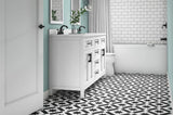 Style Selections Kingston Deco 3-mil x 12-in W x 12-in L Water Resistant Peel and Stick Luxury Vinyl Tile Flooring