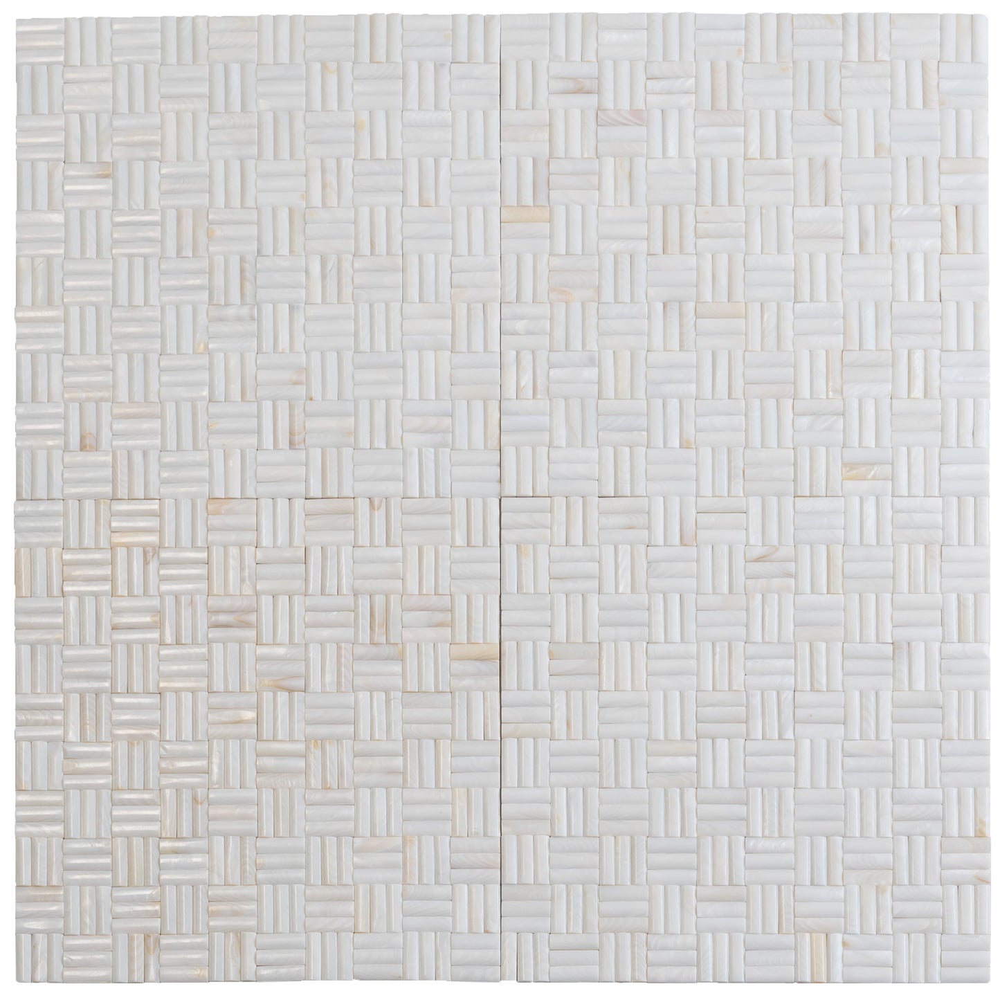 Apollo Tile Jewelicious Shimmer Beige 12-in x 12-in Polished Natural shell Patterned Mosaic Wall Tile product image