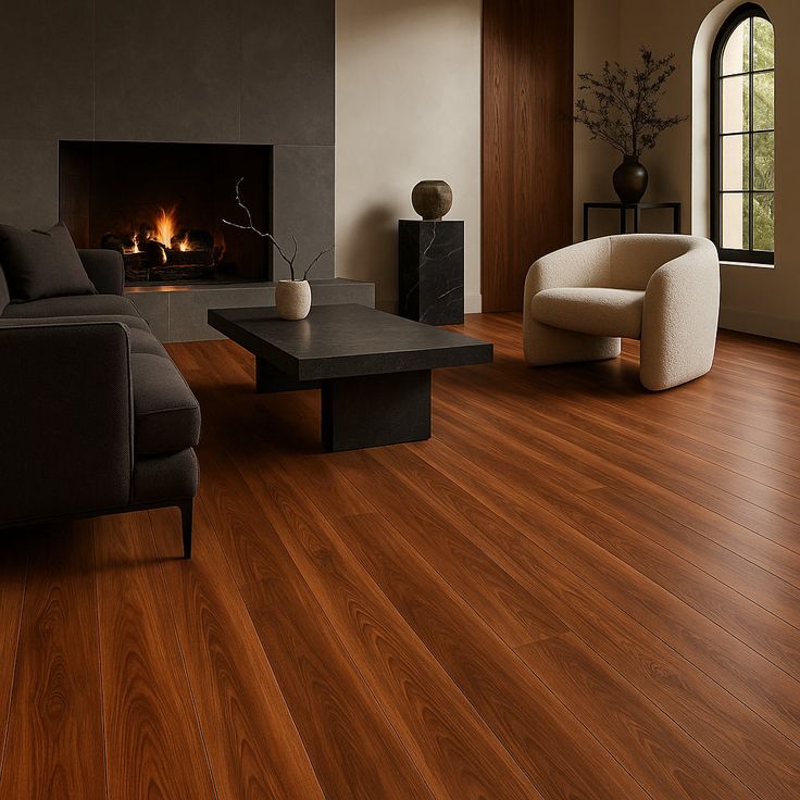Walnut Glen 22 MIL x 7.4 in. W x 59.5 in. L Waterproof Click Lock Luxury Vinyl Plank Flooring (21.5 sqft/case)