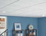 Armstrong Ceilings 24-in x 24-in Supertuff 12-Pack White Textured 15/16-in Drop Acoustic Panel Ceiling Tiles