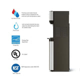 Self-Cleaning Bottleless Water Cooler Dispenser, UL/Energy, Stainless Steel, POU Water Filter, Hot, Cold and Room Temp