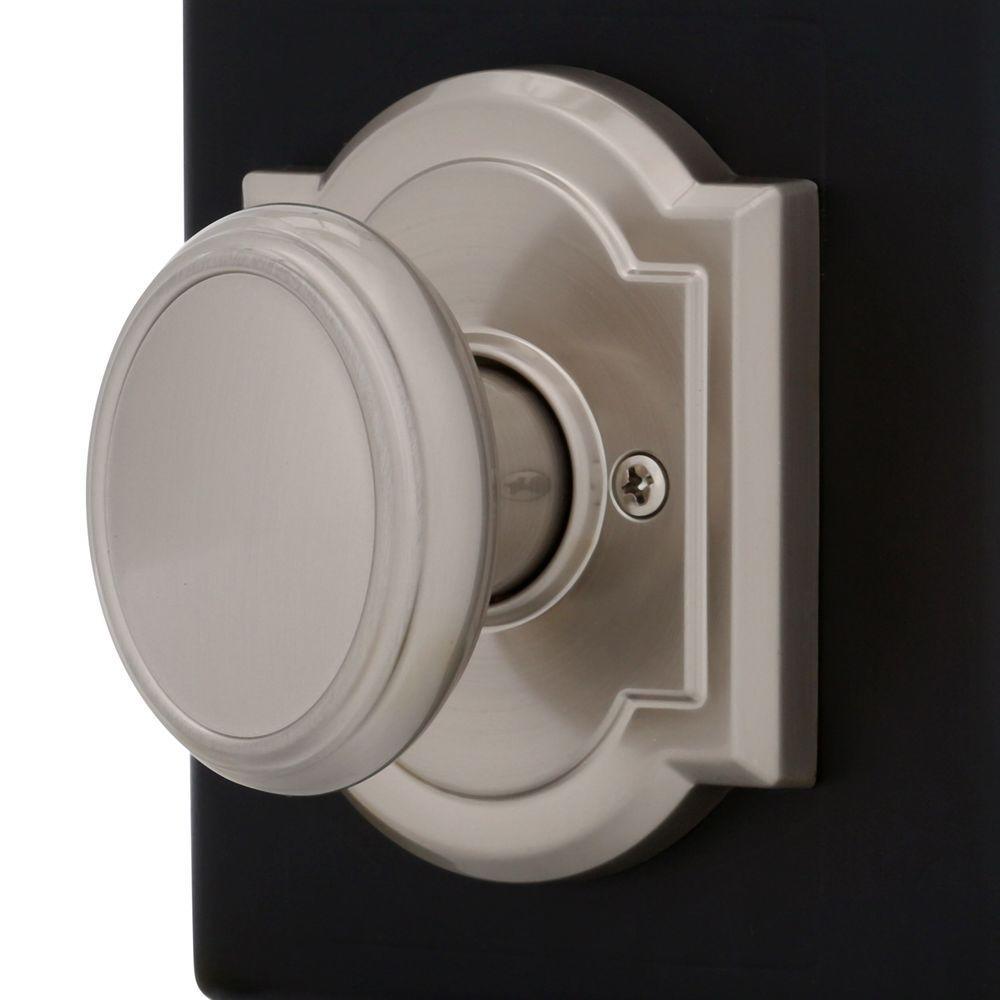 Prestige Carnaby Satin Nickel Hall/Closet Door Knob (4-Pack) - Super Arbor