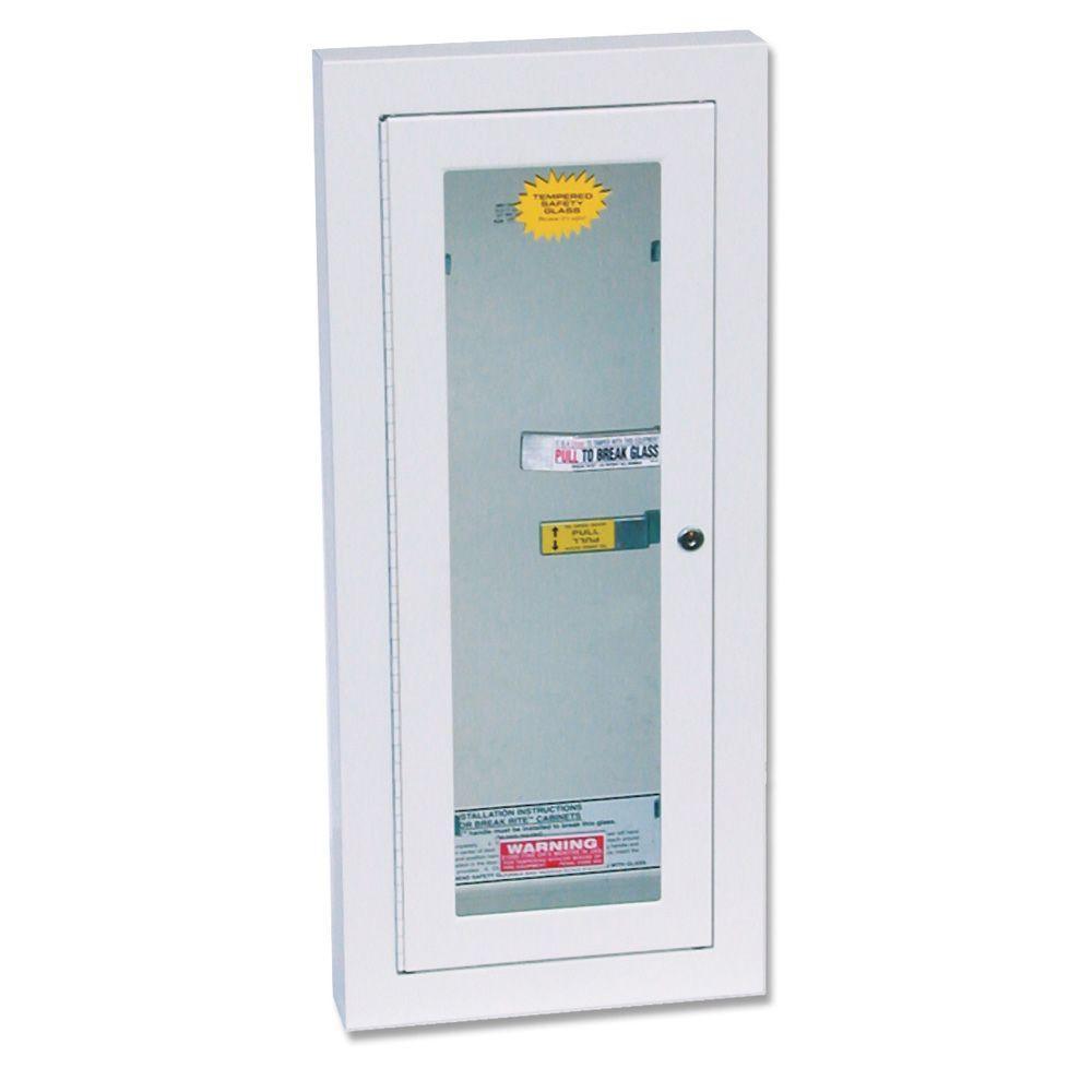 Semi-Recess Locked Fire Extinguisher Cabinet - Super Arbor