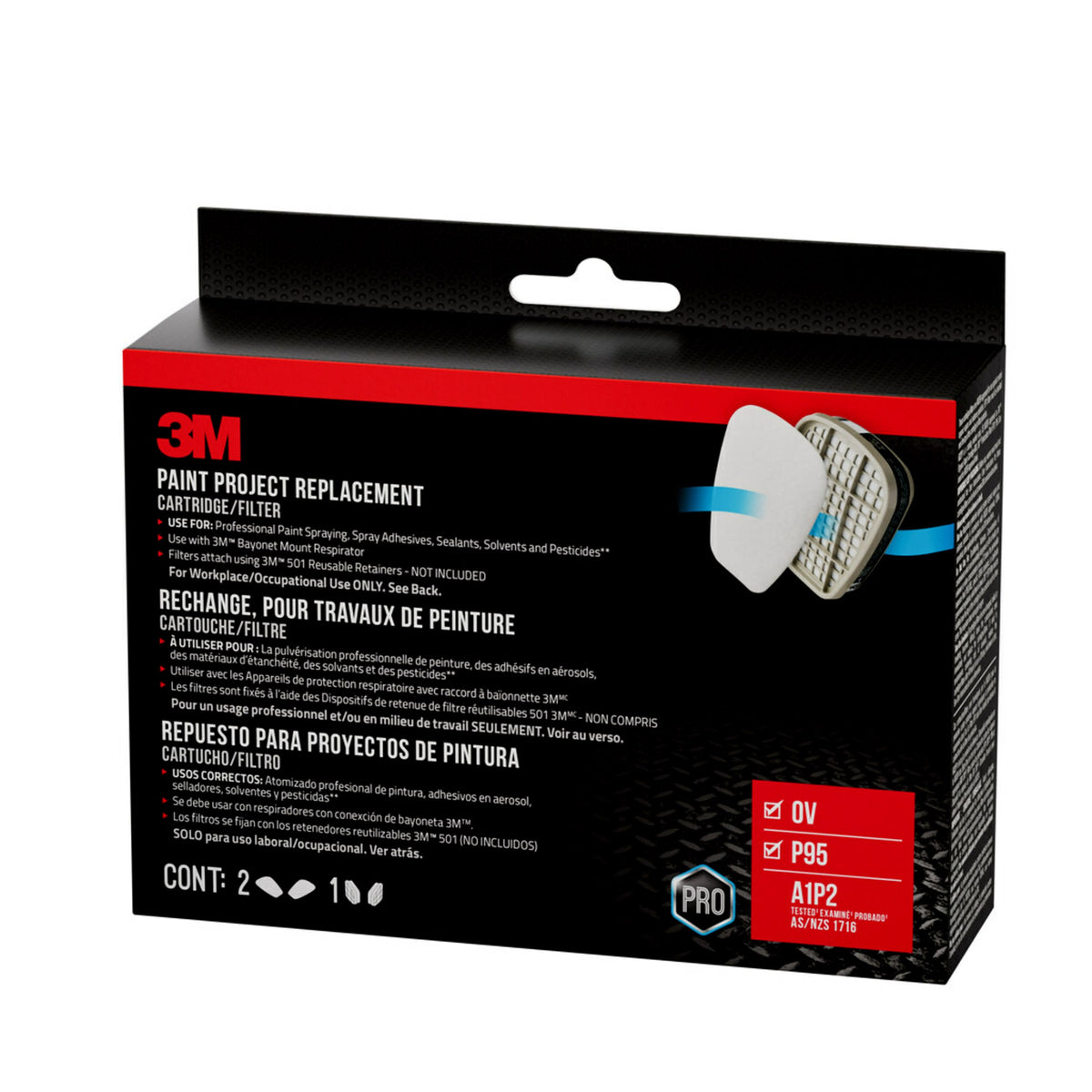 3M Reusable Painting Valved Safety Mask