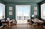 Pella 72-in x 80-in Fiberglass Sliding, Left-hand sliding – additional view 6
