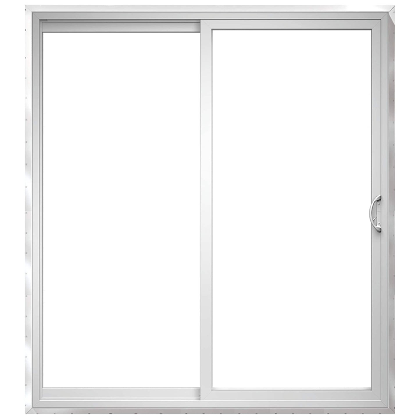 Pella 72-in x 80-in Vinyl Sliding, Universal reversible – product-only view
