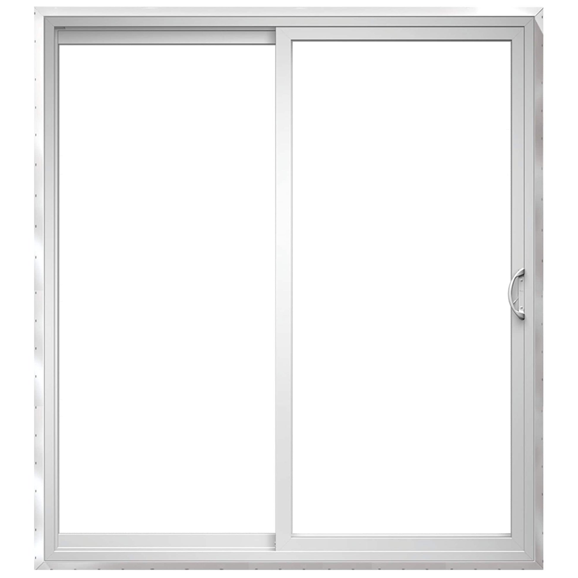 Pella 72-in x 80-in Vinyl Sliding, Universal reversible – product-only view