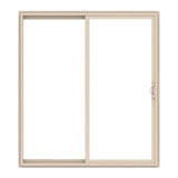 Pella 72-in x 96-in Vinyl Sliding, Left-hand sliding – product-only view