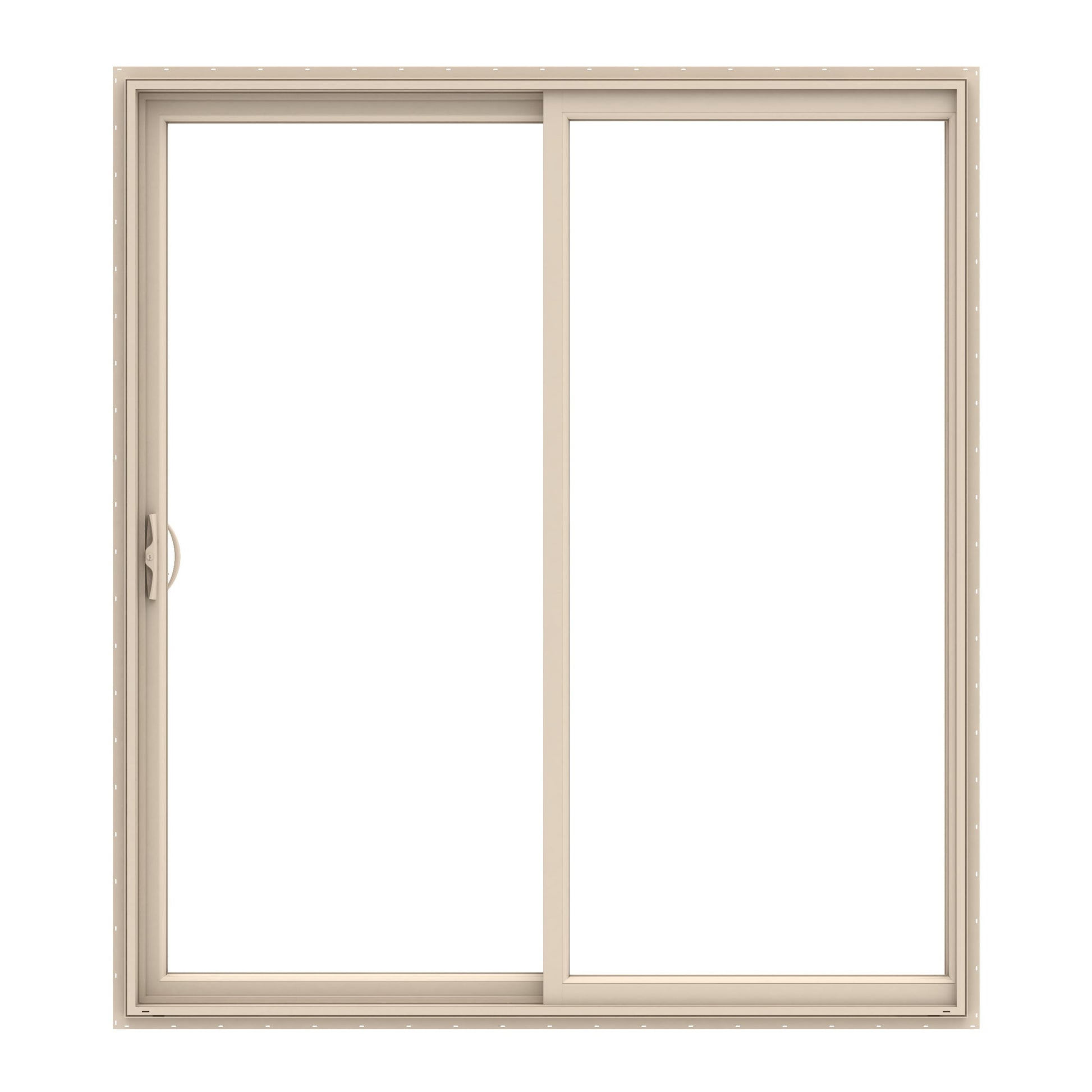 Pella 72-in x 96-in Vinyl Sliding, Left-hand sliding – primary product view