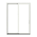 Pella 72-in x 80-in Fiberglass Sliding, Left-hand sliding – product-only view