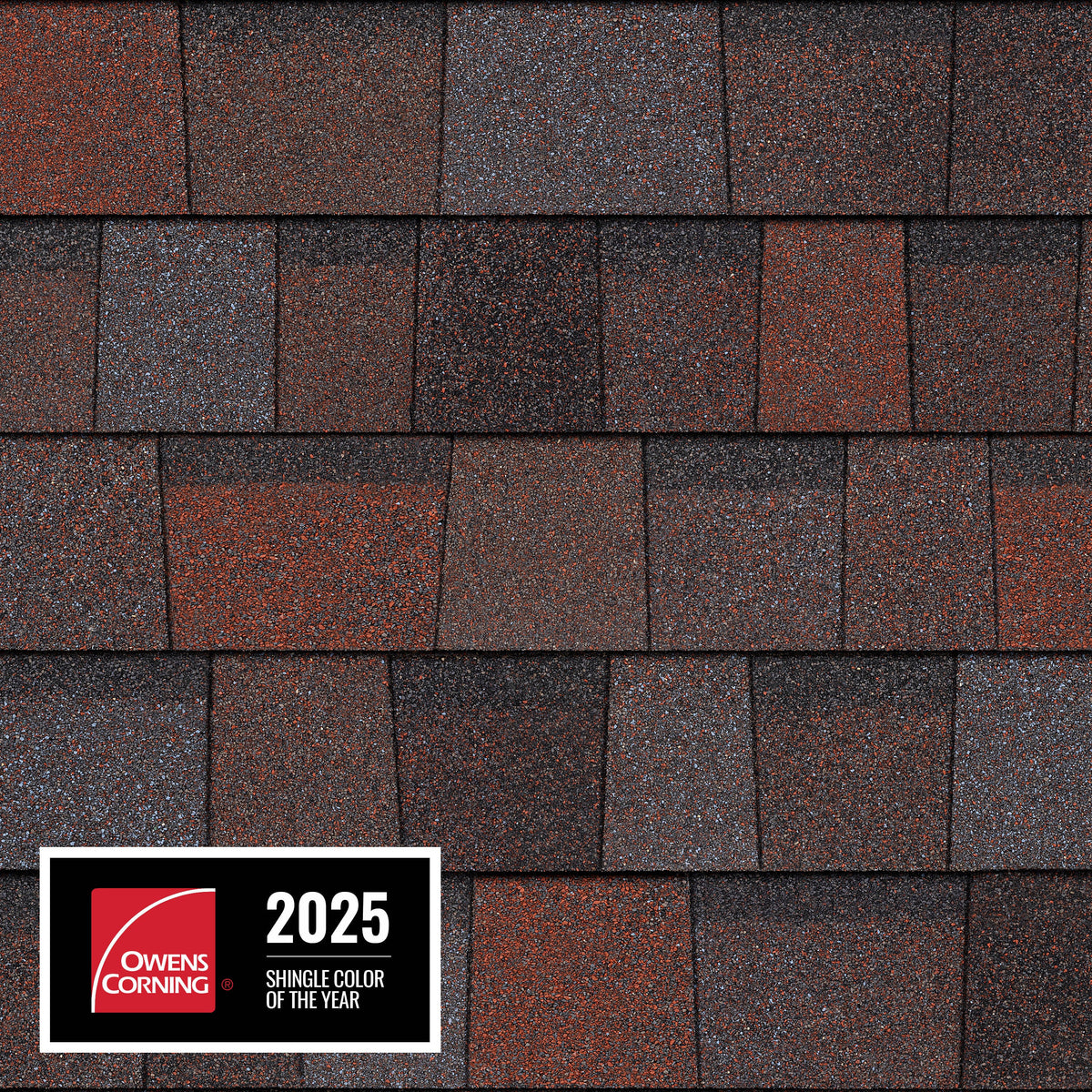 Owens Corning TruDefinition Duration Designer Merlot Algae-Resistant Architectural Roof Shingles, 32.8-sq ft per Bundle