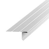 Amerimax F4-1/2 Standard Drip Edge, 2.43-in x 10-ft, White Painted Galvanized Steel