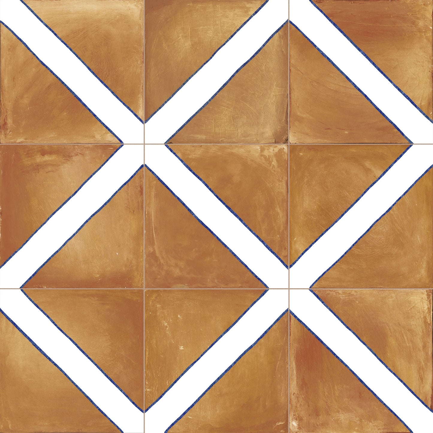 Affinity Tile Sentier des Ocres Treillis Blue 8-in x 8-in Multi-finish Porcelain Floor and Wall Tile product image