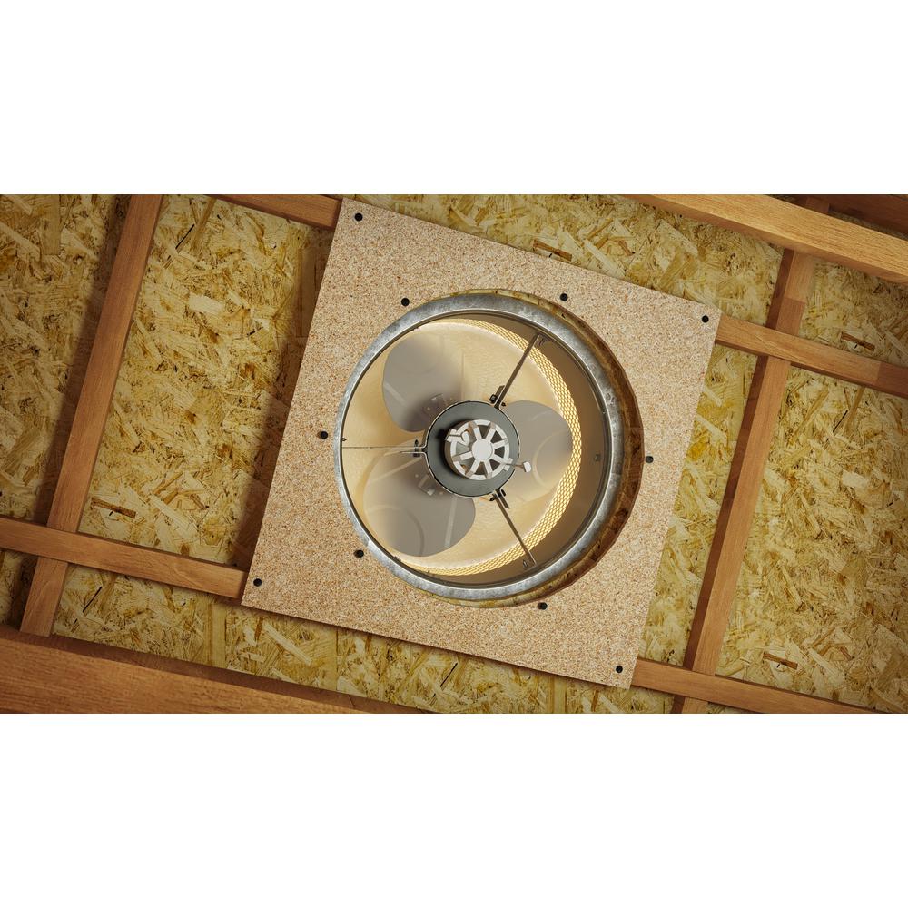 800 CFM Weatherwood Galvanized Steel Solar Powered Attic Fan - Super Arbor