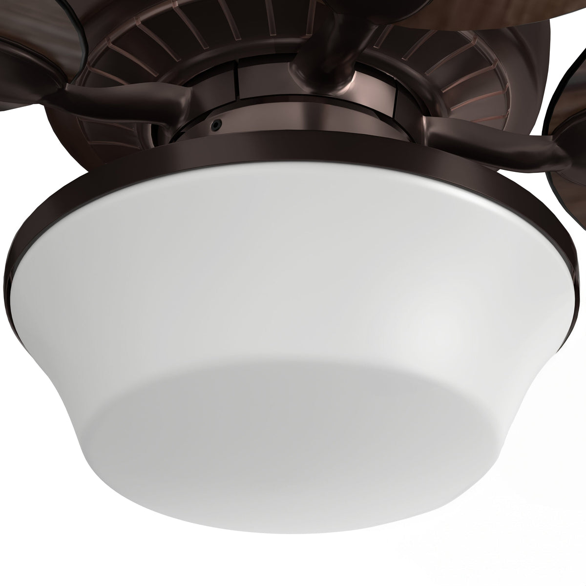 Harbor Breeze Waveport 52-in Weathered Bronze LED Indoor/Outdoor Ceiling Fan (5-Blade)
