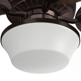 Harbor Breeze Waveport 52-in Weathered Bronze LED Indoor/Outdoor Ceiling Fan (5-Blade)