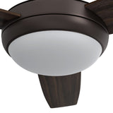 Harbor Breeze Beach Creek 52-in Bronze Indoor Ceiling Fan with Integrated LED Light Kit and Remote (3-Blade)