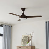Harbor Breeze Beach Creek 52-in Bronze Indoor Ceiling Fan with Integrated LED Light Kit and Remote (3-Blade)