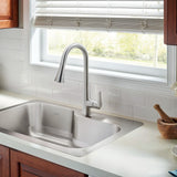 American Standard Raleigh 33-in x 22-in Stainless Steel Single-Bowl Dual-Mount Kitchen Sink All-in-One Kit with 1-Hole Faucet