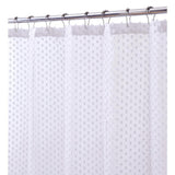 Valeria 70 in. x 72 in. White Shower Curtain - Super Arbor