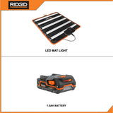 18-Volt Cordless LED Mat Light with 1.5 Ah Lithium-Ion Battery - Super Arbor