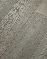 Shaw White oak Maltese Cross hardwood flooring — carton and plank detail