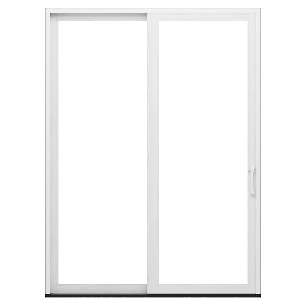Pella 72-in x 80-in Clad-wood Sliding, Left-hand sliding – product-only view