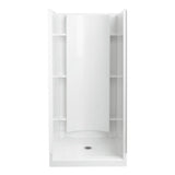 Accord 36 in. x 36 in. x 75-3/4 in. Shower Kit in White - Super Arbor