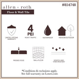 Style Selections Lethbridge Pine 8-in x 48-in Porcelain Wood Look Floor Tile (Common: 8-in x 48-in; Actual: 7.87-in x 47.21-in)