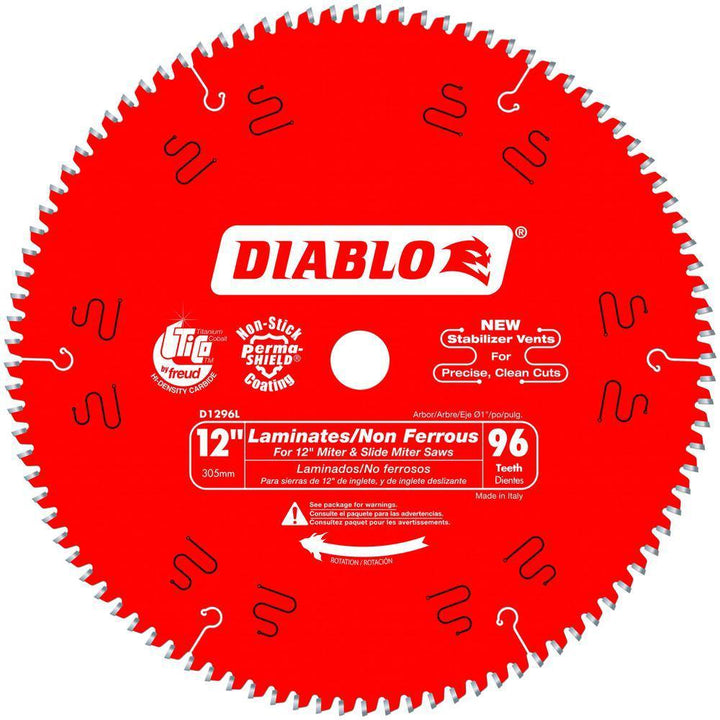 12 in. x 96-Tooth Laminate/Non-Ferrous Metal Cutting Saw Blade - Super Arbor