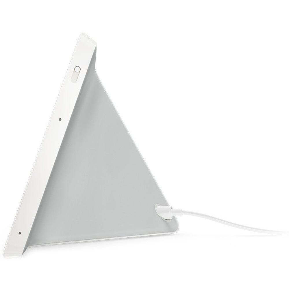 8 in. Smart Display with Google Assistant - White Front/Gray Back - Super Arbor