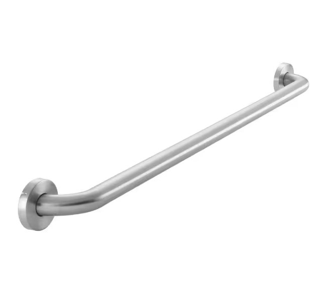 Glacier Bay 42 in. L x 3.1 in. ADA Compliant Grab Bar in Brushed Stainless Steel