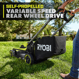 RYOBI 40V HP Brushless 21 in. Self-Propelled Cordless Lawn Mower with SMART TREK, (2) 6.0Ah Batteries & Charger