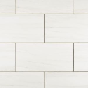 San Giorgio Belucci Bianca Matte Porcelain Tile 12 x 24 - Marble Look