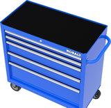 Kobalt 36-in W x 38-in H 5-Drawer Steel Rolling Tool Cabinet (Blue)